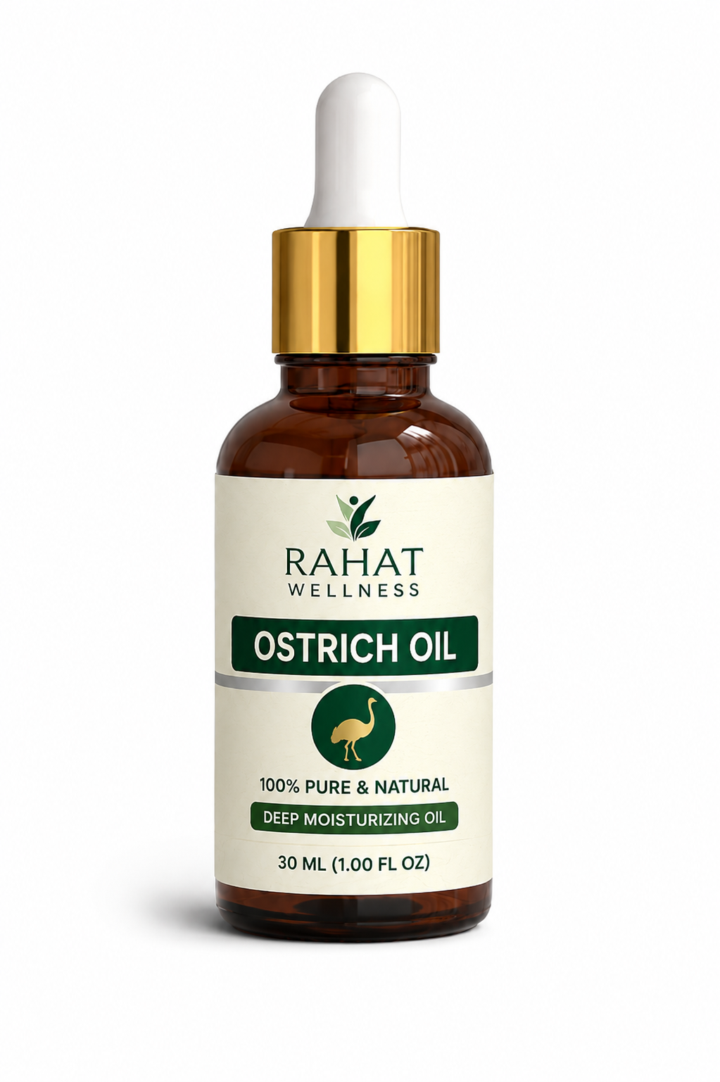 Rahat Wellness Ostrich Oil – 100% Pure & Natural Moisturizing Oil