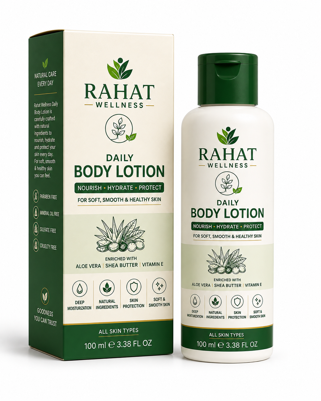 Rahat Wellness Daily Body Lotion